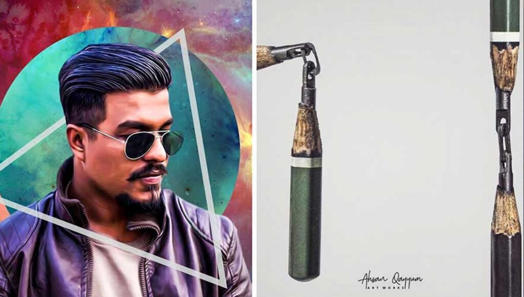 Ahsan defied odds to become a record-breaking miniature artist