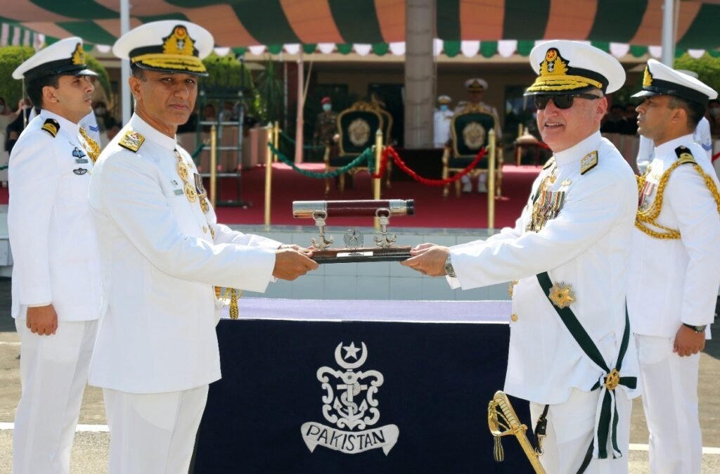 Admiral Amjad Khan takes charge as new Navy Chief