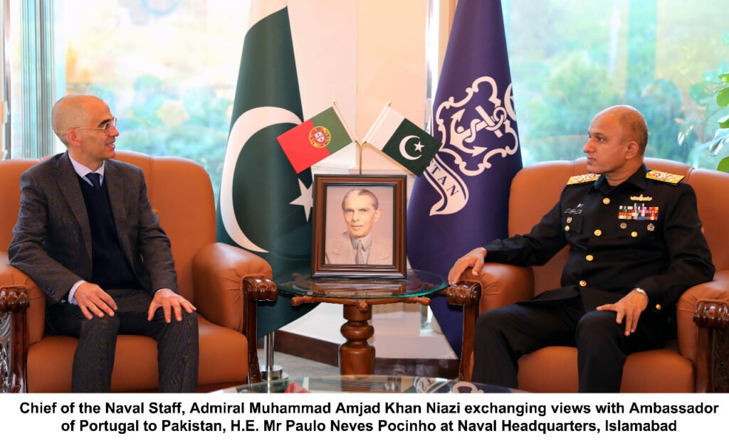 Naval Chief met with Portugal Ambassador to Pakistan