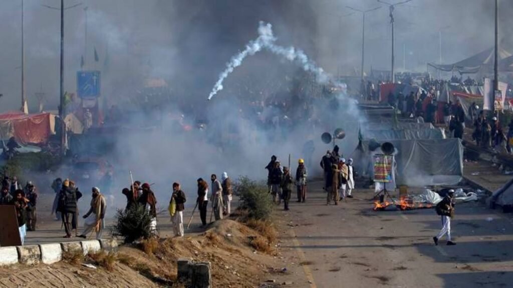 Isb protests: Teargas shelling claims policeman’s life