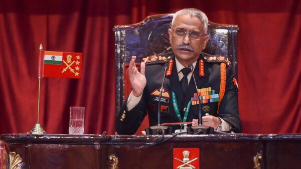 Indian Army chief General Manoj Mukund Naravane. — AFP