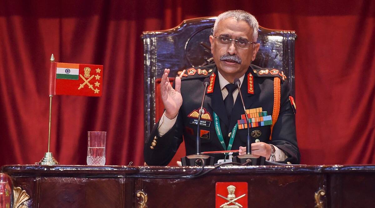 Indian Army chief General Manoj Mukund Naravane. — AFP