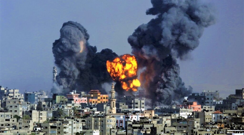 Satan @ Work Even in Ramzan? Gaza being carpet-bombed by Israeli fighter jets on last day of Ramadan