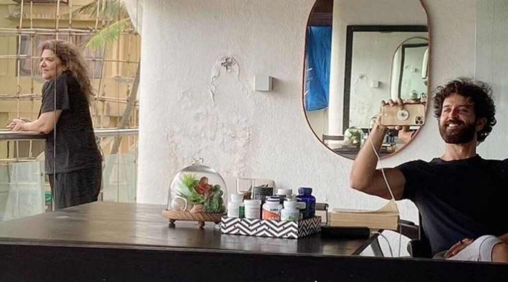 Hrithik Roshan Shares a Glimpse of His ‘lazy Breakfast Date’ with His Mother