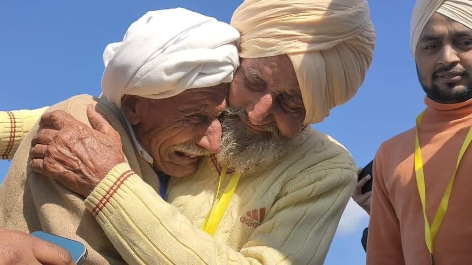 kartarpur corridor: two brothers reunite after 74 years