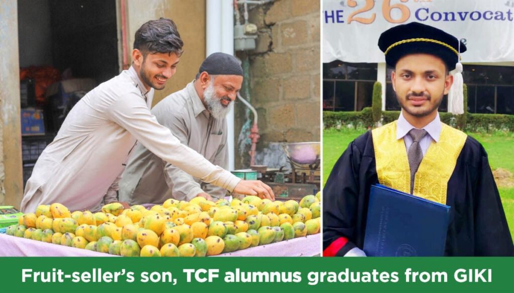 Fruit-Seller’s Son “Muhammad Asad Raza”, TCF Alumnus Graduates From GIKI