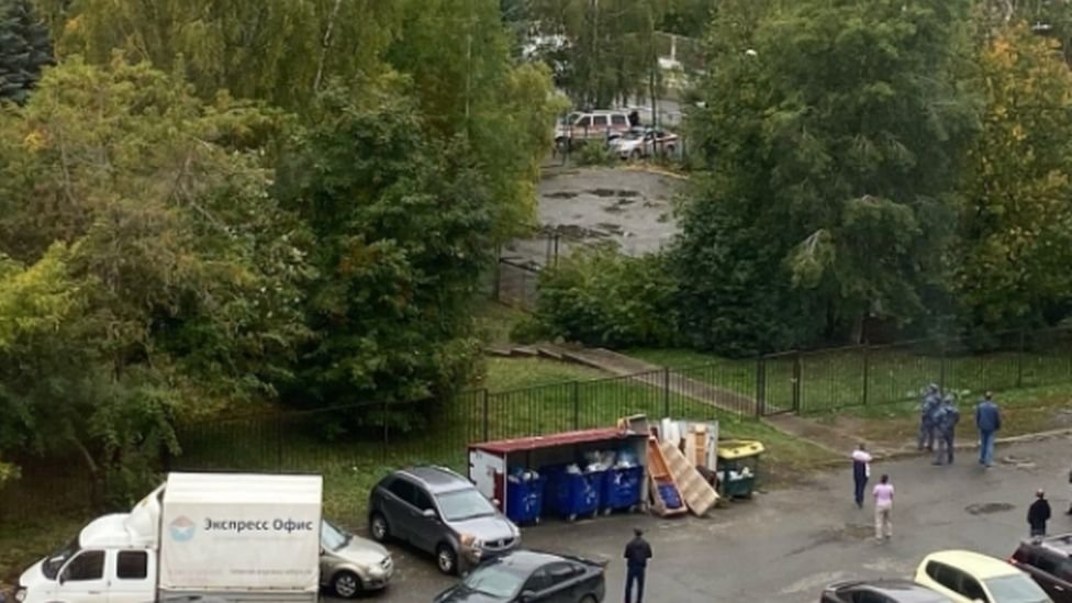 gun attack on School in russia