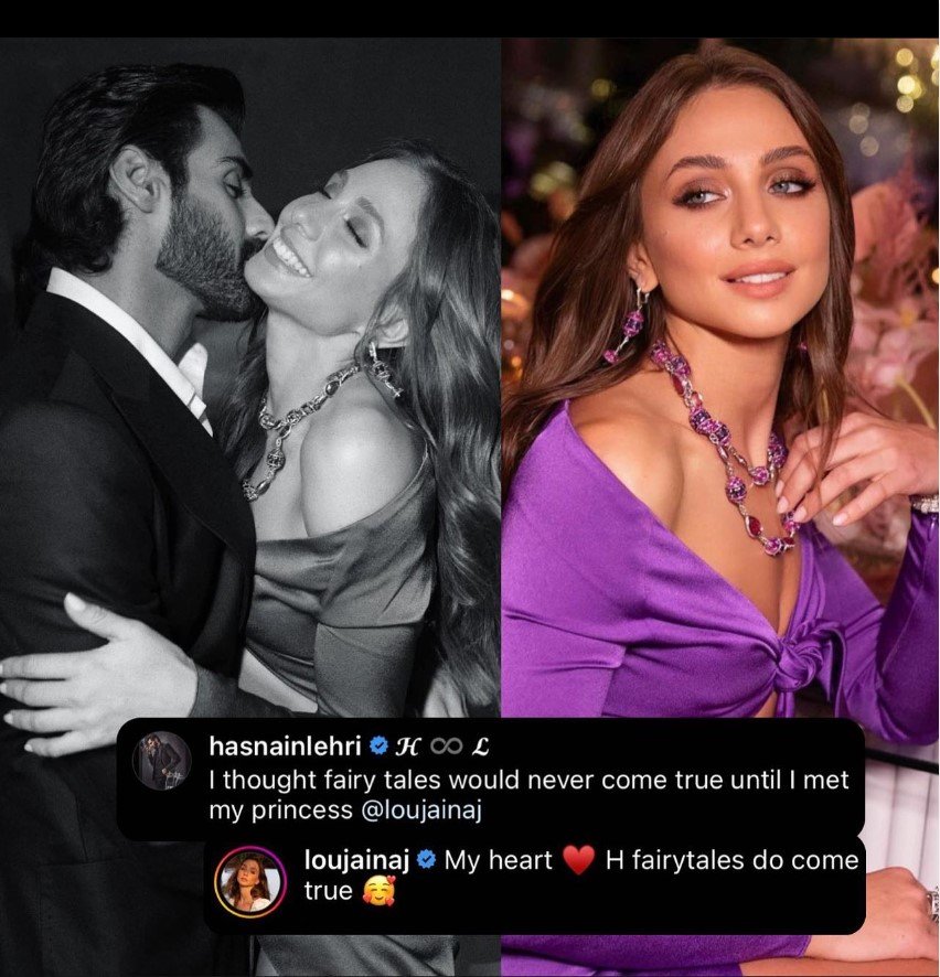 Hasnain Lehri announces relationship with Dubai Bling Star Loujain Adada