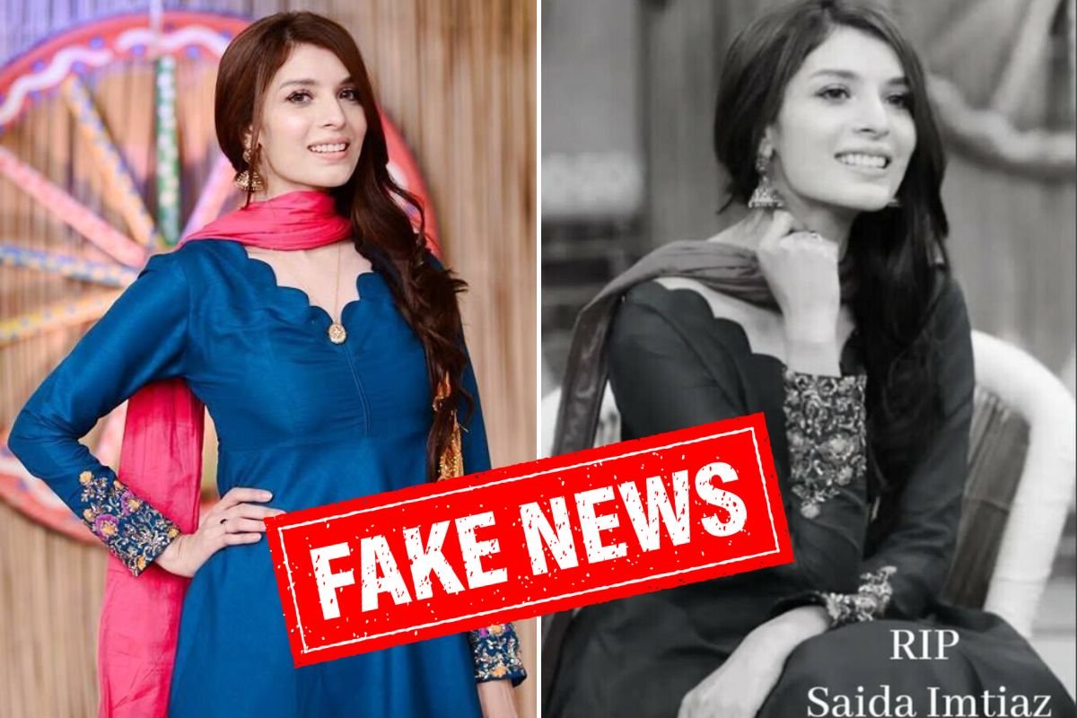 Actress Saeeda Imtiaz Confirms She is Alive Amid Death Rumors on Social ...