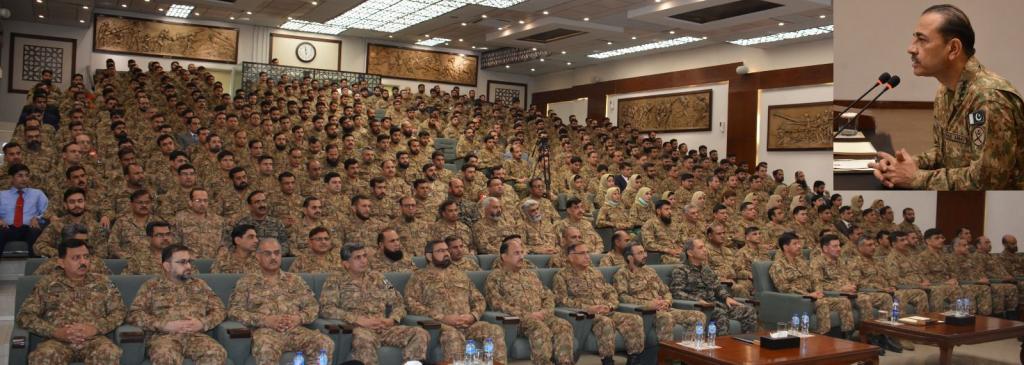 While interacting with the troops, the COAS emphasized that the Army draws its strength from the people, and any attempt to create a division between the Army and the people of Pakistan is an act against the State.