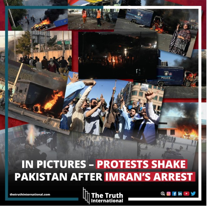 Protester Shake Pakistan After Imran Khan's Arrest