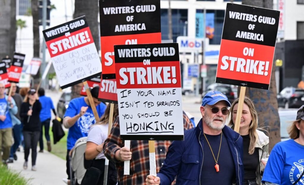 Hollywood writers strike over Pay and Fear AI Threat