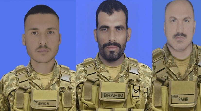 Three more soldiers were martyred in a suicide attack in N. Waziristan