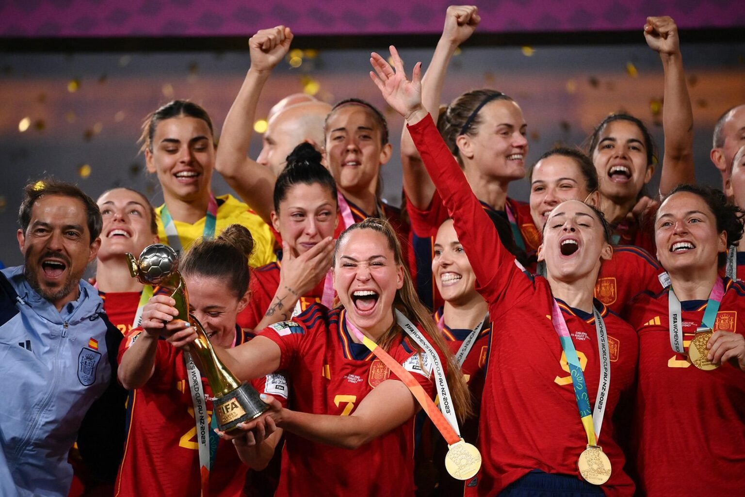 Spain beats England to win their first FIFA Women’s Cup spain