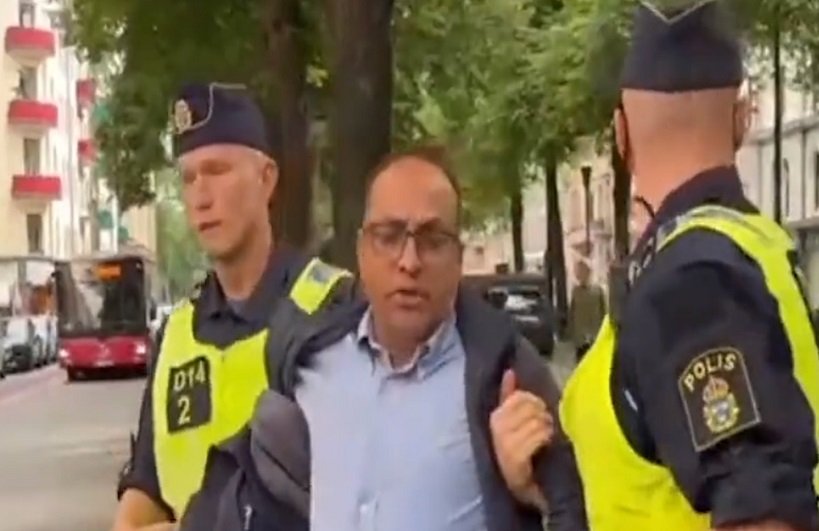 Pakistani man briefly arrested in Sweden who tried to stop Momika’s another attempt of Quran’s desecration