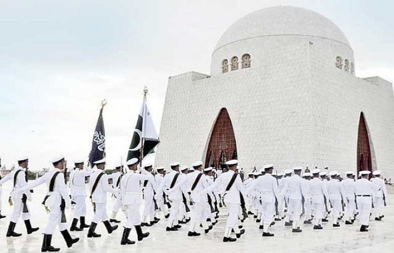 Independence Day: Change of guards ceremonies held at the mausoleums of Jinnah and Iqbal