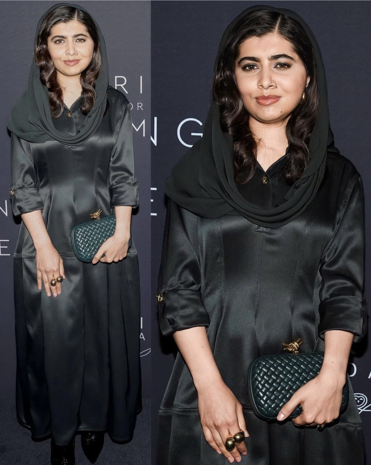 Malala Shines at Caring for Women Gala with Star-Studded Guests, Raising Funds for Noble Causes