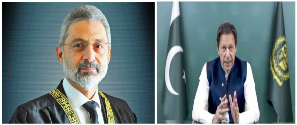CJP Isa Firm on Judicial Independence in Response to Imran Khan’s Election Fairness Concerns