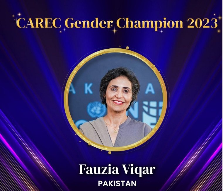 Federal Ombudsperson for Protection against Harassment at Workplace Fauzia Viqar wins champion of women rights award in Georgia