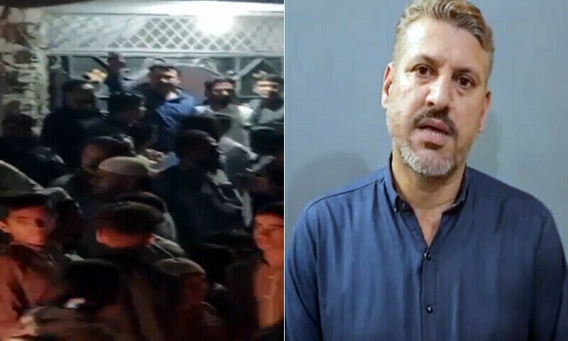 Angry Crowd Gathers at MPA’s Home After Joining PPP