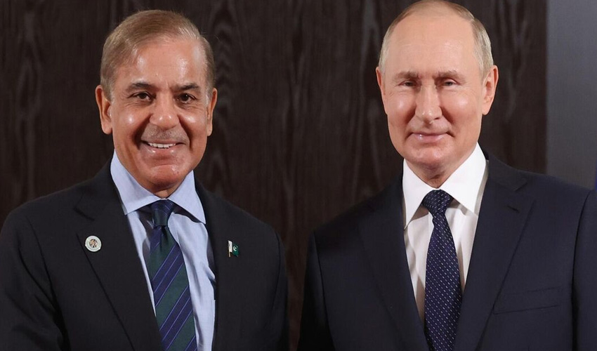 Prime Minister Shehbaz Sharif Extends Congratulations to President Putin on Re-Election