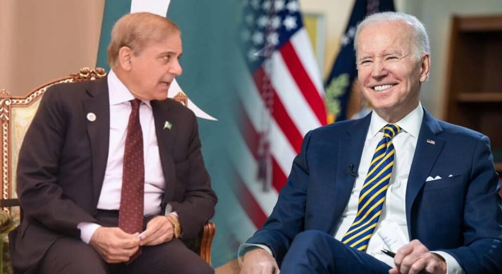 Pakistan wants to join hands with US for global peace and security, PM Shehbaz informs Biden
