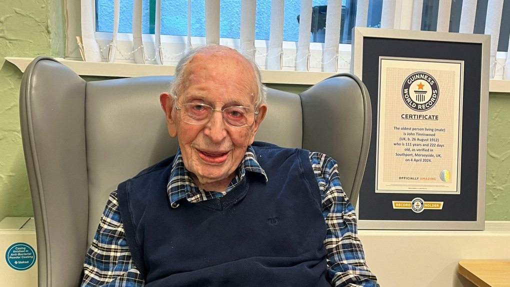 The longest-living man on the earth Tinniswood reveals his diet and lifestyle