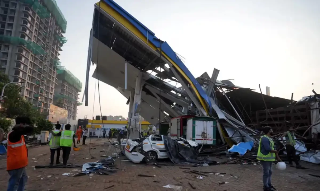 14 Killed as Massive Billboard Collapses in Mumbai