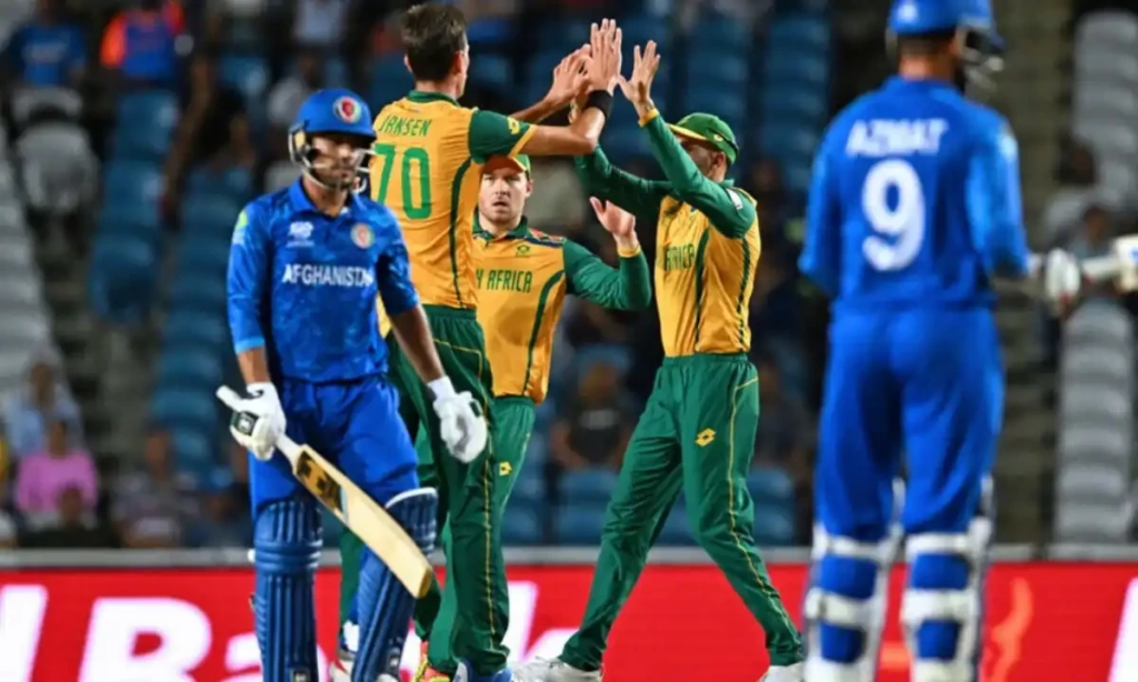 South Africa Crushes Afghanistan, Advances to T20 World Cup Final
