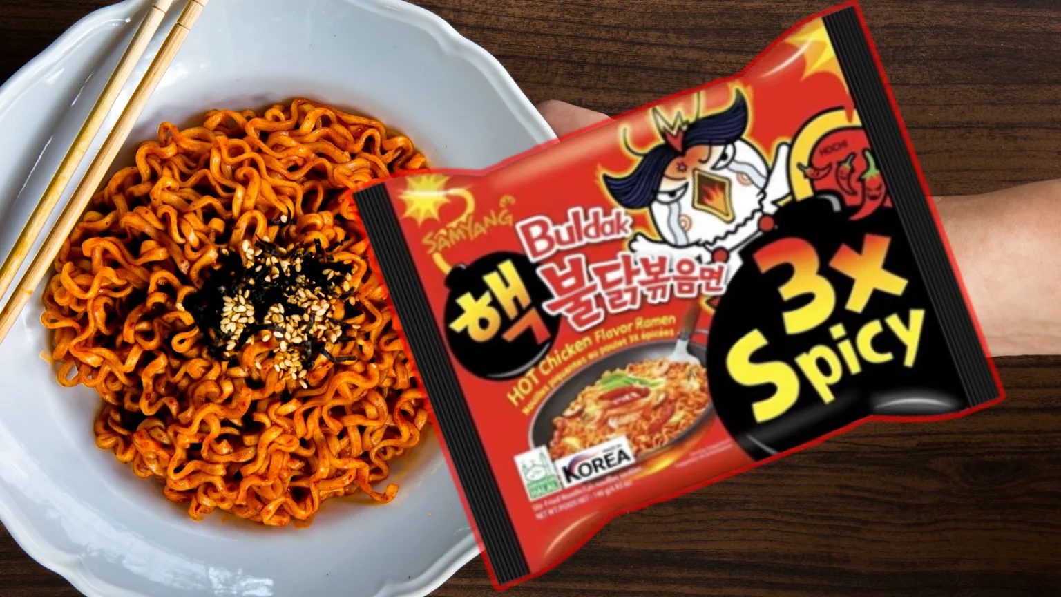 What prompted Denmark to prohibit spicy Korean noodles?