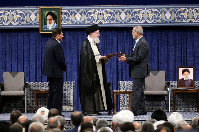 Iran’s Supreme Leader Endorses Masoud Pezeshkian as Ninth President