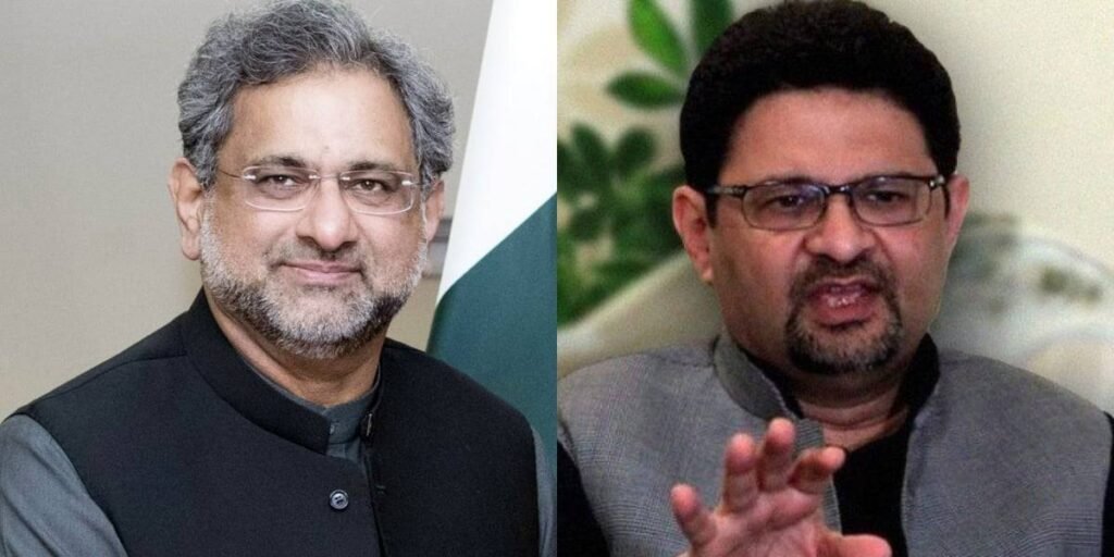 ex PML-N leaders Miftah Ismail, Shahid Khaqan launched a new party named Awaam Pakistan