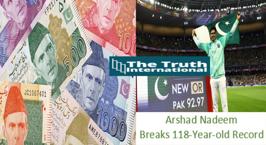 Cash reward announced for javelin star Arshad Nadeem for winning gold medal and breaking 118-year-old Olympics record