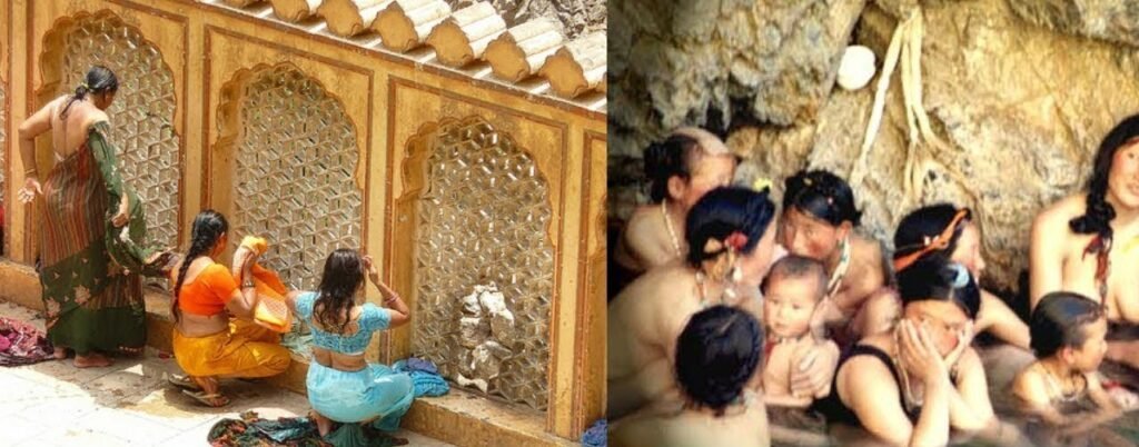 A village where women go without clothes for five days to attend a festival