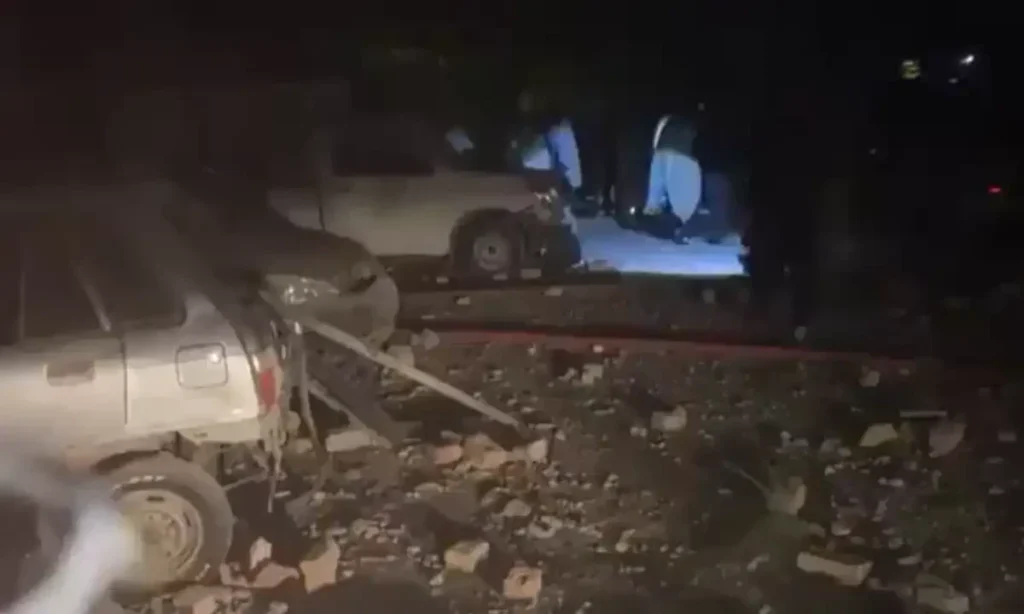 Roof of Swabi Police Station Collapses Following Explosion
