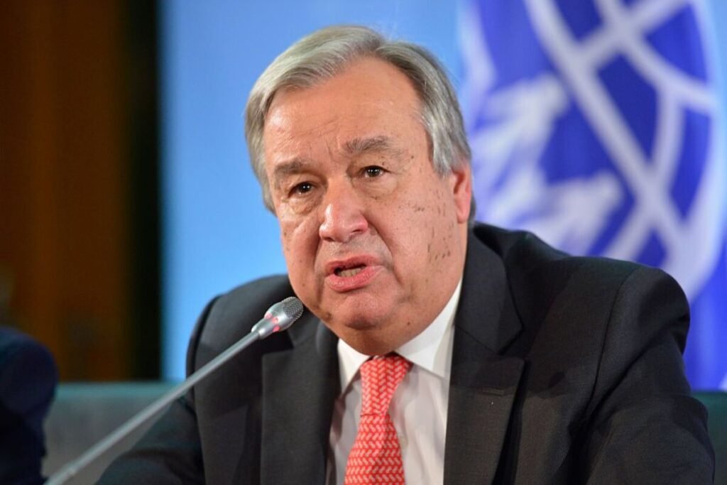 UN Chief Antonio Guterres offers help to Pakistan: Floods and Landslides Antonio Guterres Sitting