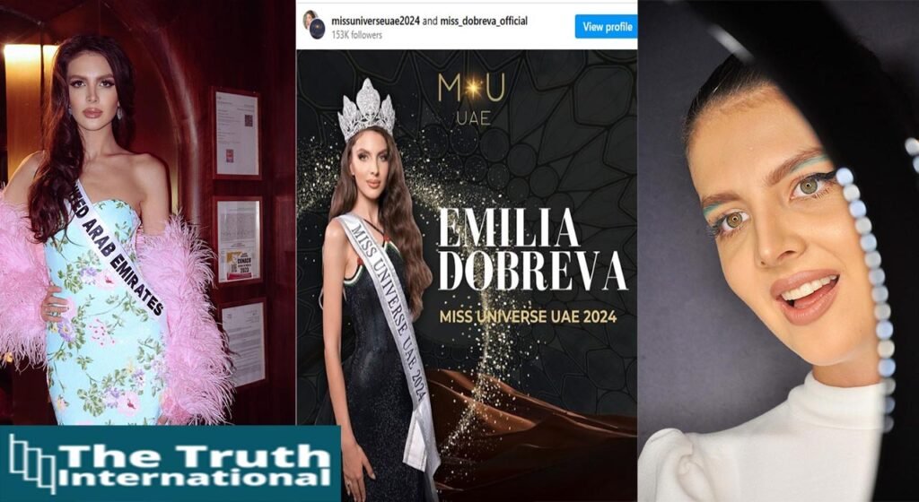 Emilia Dobreva will represent UAE at the Miss Universe pageant grand finale for the first time
