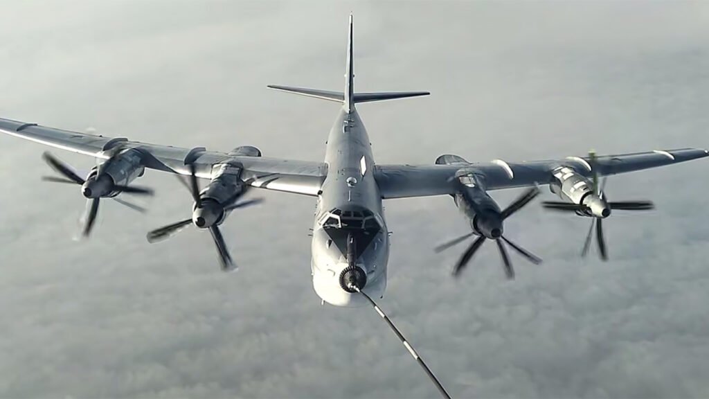 Russian air force conducted flights of nuclear-capable Tu-95ms bombers near Alaska, USA