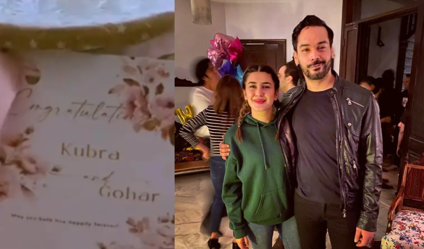 Kubra Khan and Gohar Rasheed’s Wedding Invitation Sparks Online Buzz