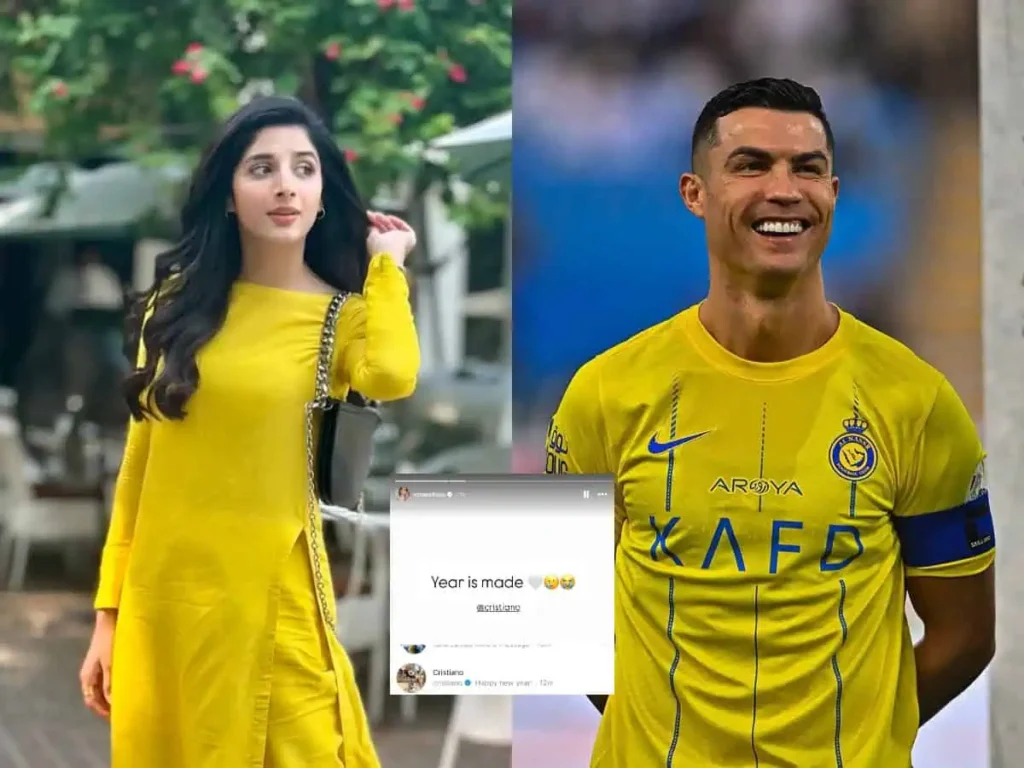 Cristiano Ronaldo Sends ‘Happy New Year’ Wishes to Mawra Hocane