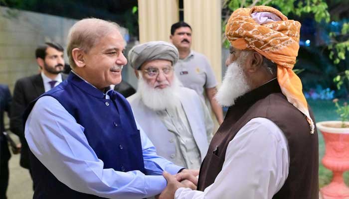 PM Shehbaz, Fazlur Rehman Discuss Balochistan Security and Madrassa Registration Bill