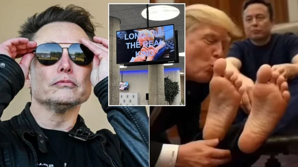 AI Video of Trump ‘Kissing Musk’s Feet’ Shown at HUD Building Screening