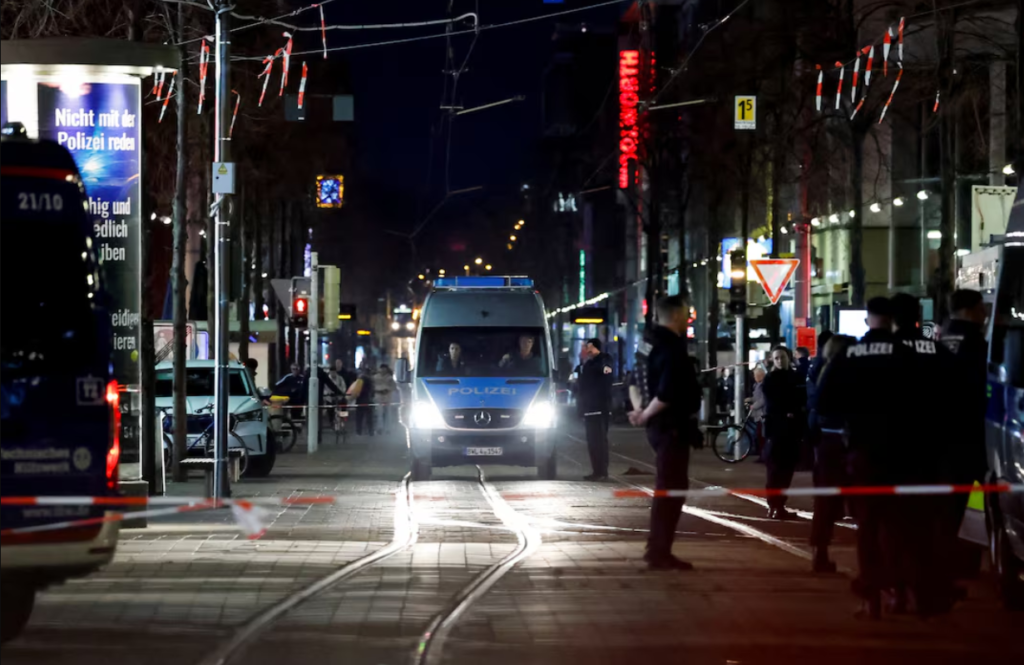 Car Rams into Crowd in German city of Mannheim, Killing Two; Driver in Custody