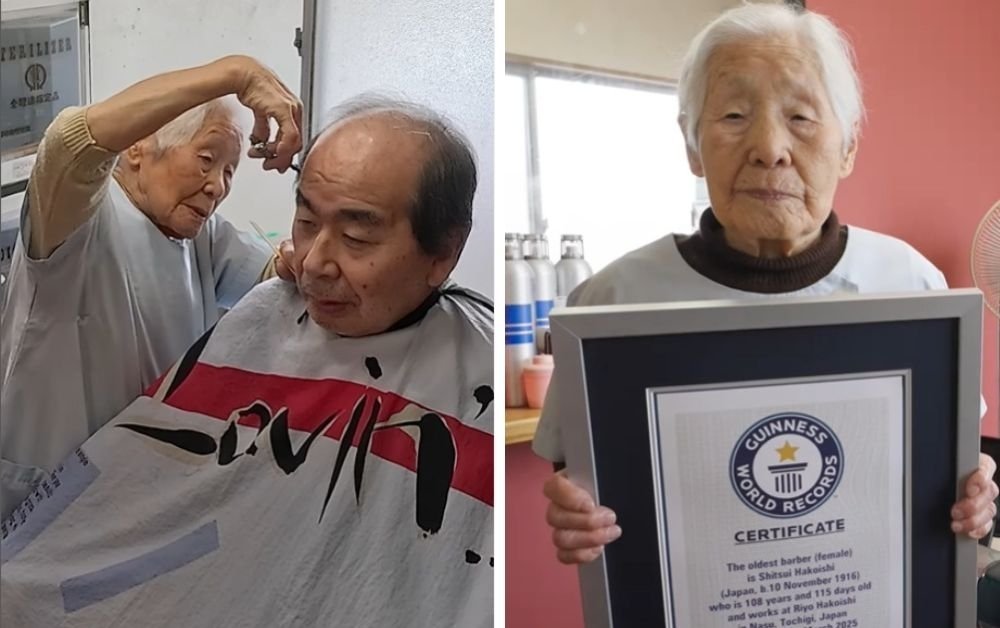 Shitsui Hakoishi Named World’s Oldest Barber by Guinness World Records