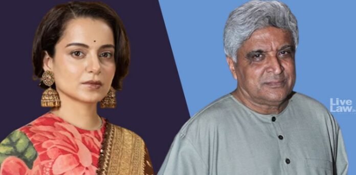 Kangana Ranaut and Javed Akhtar Settle Legal Dispute After Five Years