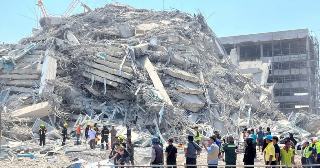 Twin Earthquakes Strike Southeast Asia, Cause Building Collapse in Myanmar