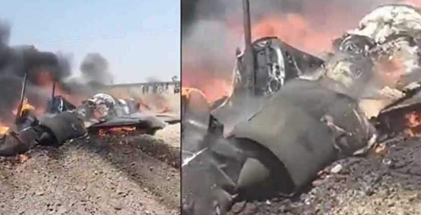 PAF training jet crashes near Vehari: Two pilots eject safely