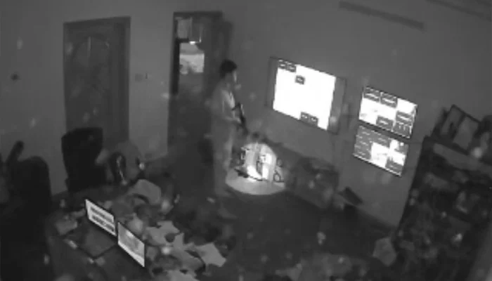 CCTV Footage Captures Armaghan Qureshi Firing at Police During DHA Raid