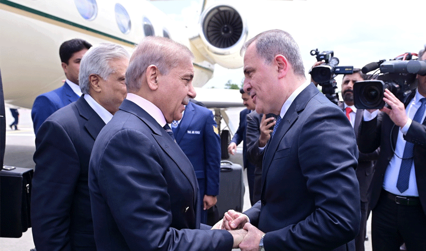 PM Shehbaz Sharif reaches Azerbaijan After Concluding Visit to Iran