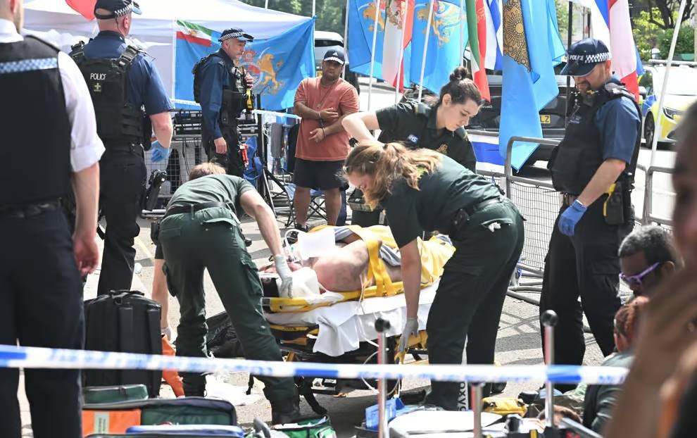 Seven Arrested After Altercation Outside Iranian Embassy in London